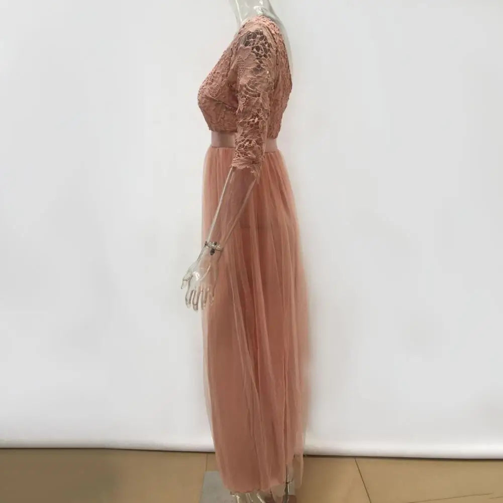 Bloemenpracht Maxi Avondjurk