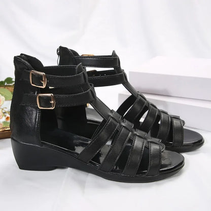 Nieuwe Zomercollectie 2024 - Romeinse Sleehak Sandalen voor Vrouwen!
