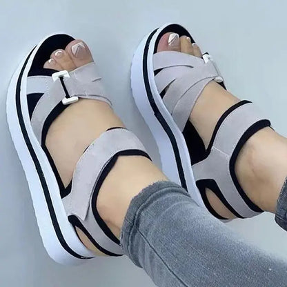Luna Zomer Plateau Sandalen Voor Stijlvolle Dames