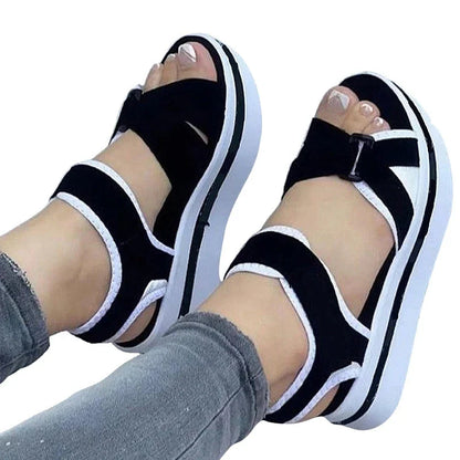 Luna Zomer Plateau Sandalen Voor Stijlvolle Dames