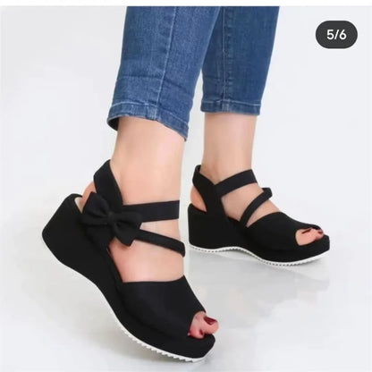 Zomer Sandalen met Sleehak voor Dames