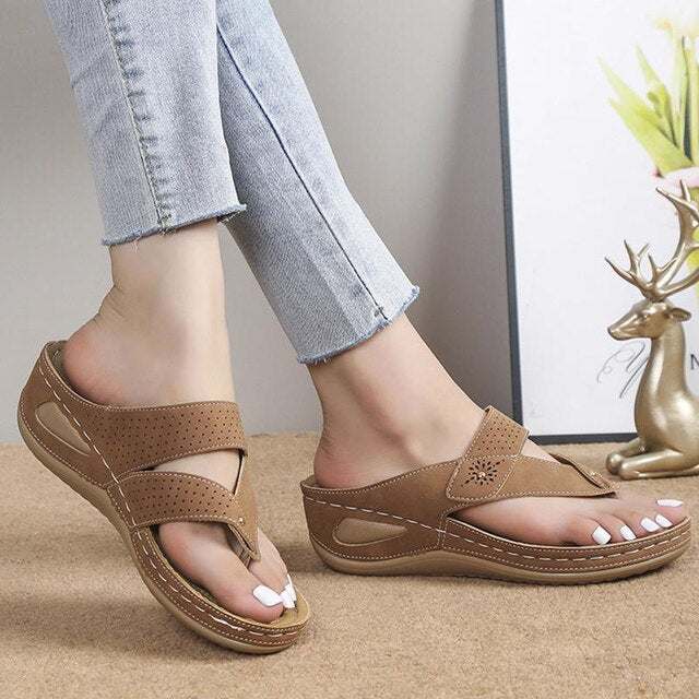 Velanora - Orthopedische Sandalen met Lage Hakken