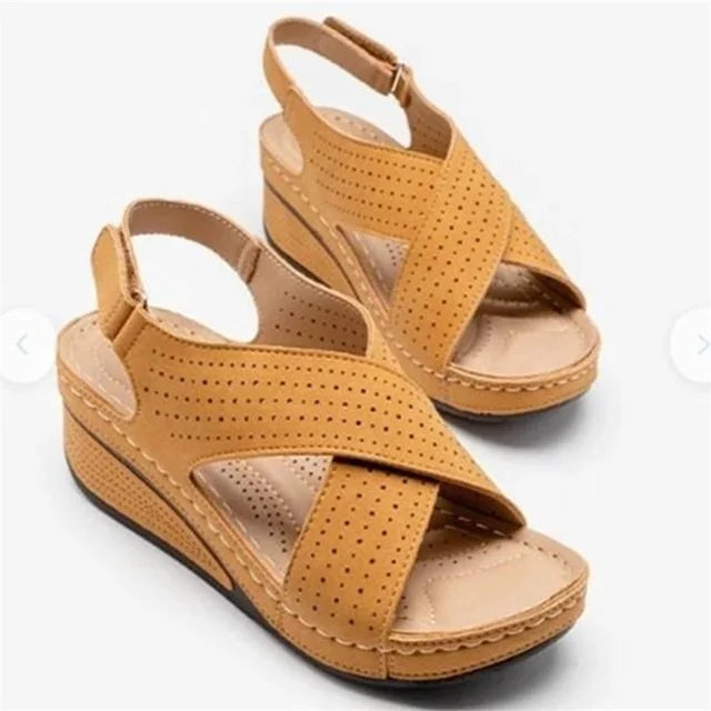 Zomer Dames Holle Wiggen Zomer Sandalen