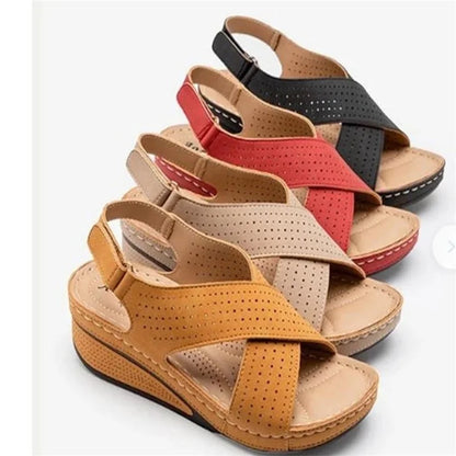 Zomer Dames Holle Wiggen Zomer Sandalen