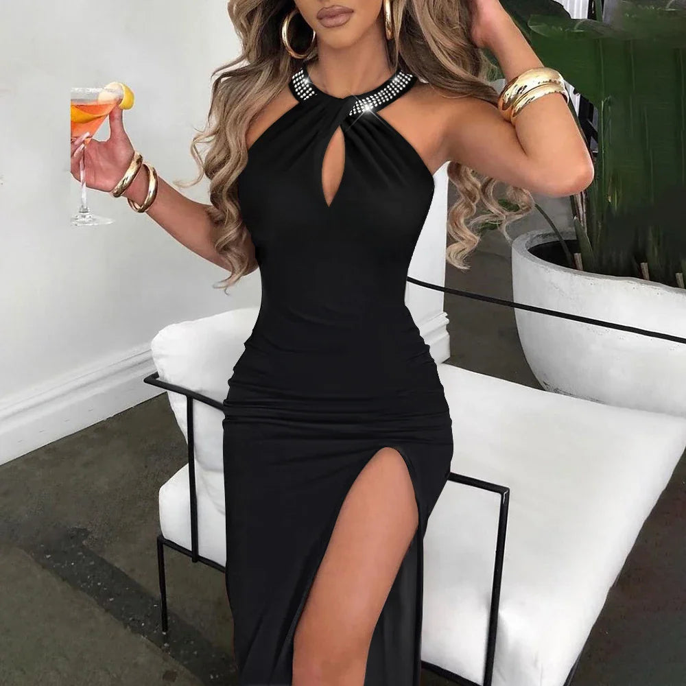 GlamourDames Zomerse Sexy Slanke Wikkeljurk