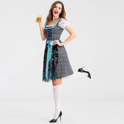 Stralend op het Oktoberfest in onze Betoverende Dirndl Jurk!