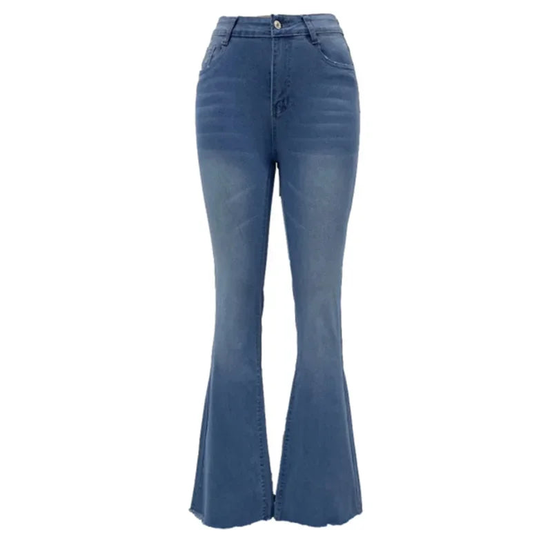 ChicDenim Slim Fit Denim Jeans met Kwast Details