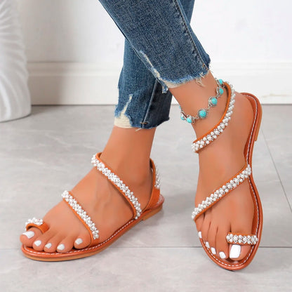 ZomerGlans Bling Beach Flip-flops
