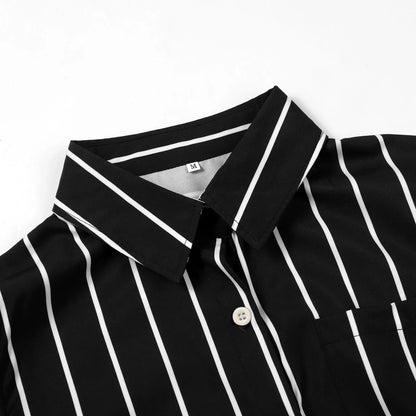 Elegante Zomerse Streep Blouse van Maison Élégance