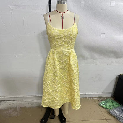 LuxeMode Elegante Zomerse Spaghettibandjes Jurk