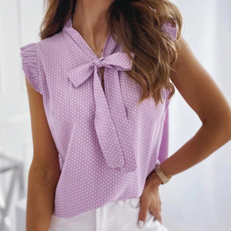 Zomerse Strik Chic Glanzende Zon