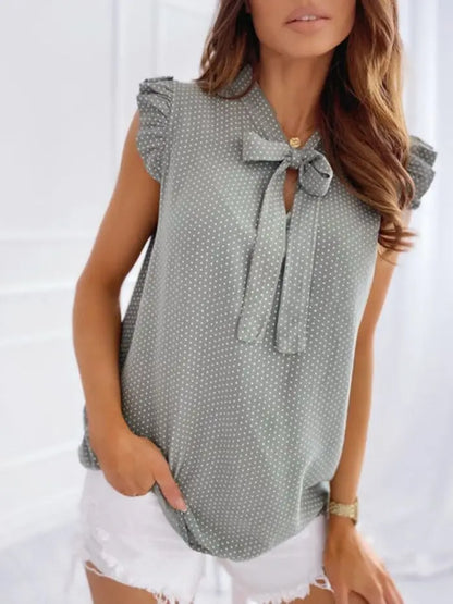 Zomerse Strik Chic Glanzende Zon
