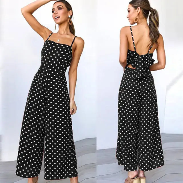Zonnestraal Mouwloze Bodycon Jumpsuit voor Vrouwen