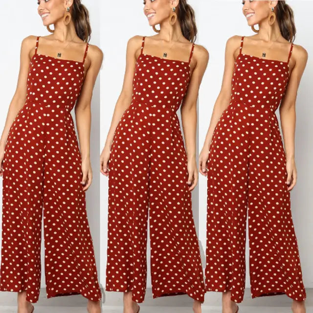 Zonnestraal Mouwloze Bodycon Jumpsuit voor Vrouwen