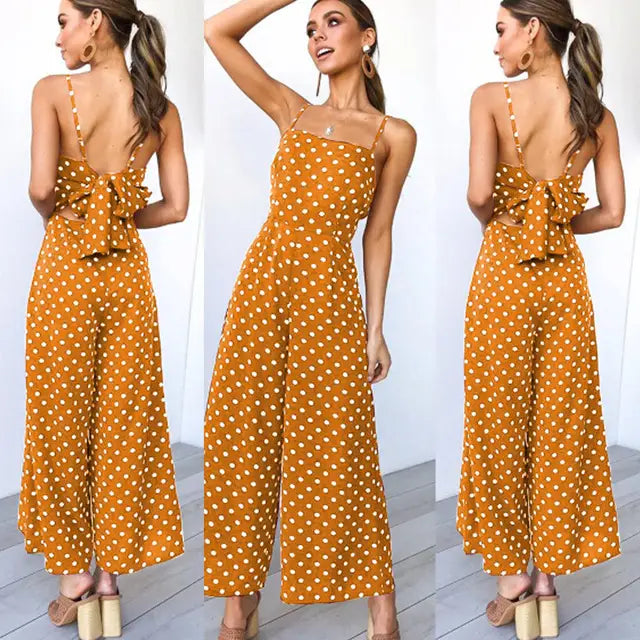 Zonnestraal Mouwloze Bodycon Jumpsuit voor Vrouwen