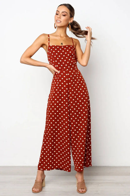 Zonnestraal Mouwloze Bodycon Jumpsuit voor Vrouwen
