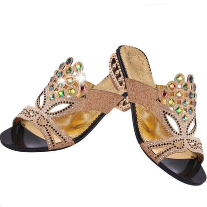 Lumina Zomer Bling Rhinestone Sandalen