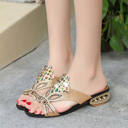 Lumina Zomer Bling Rhinestone Sandalen
