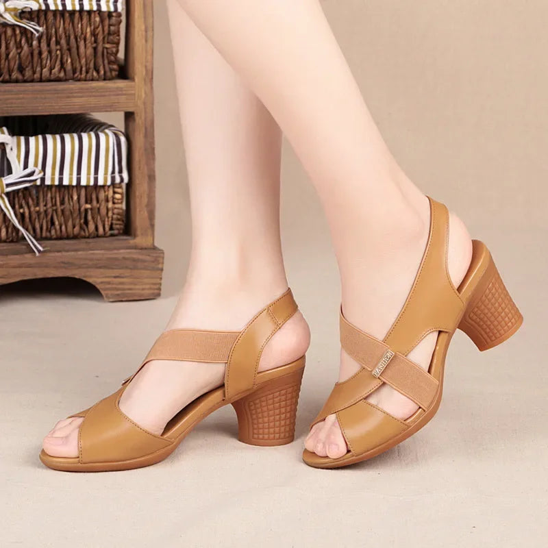 Trendy Dames Sandalen Peep Toe