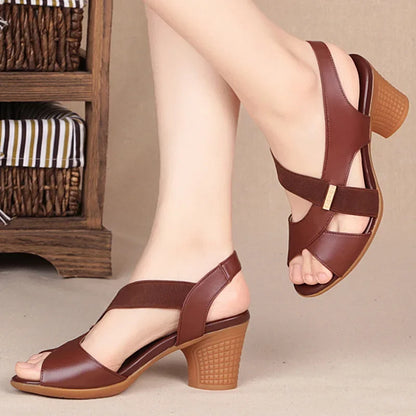 Trendy Dames Sandalen Peep Toe
