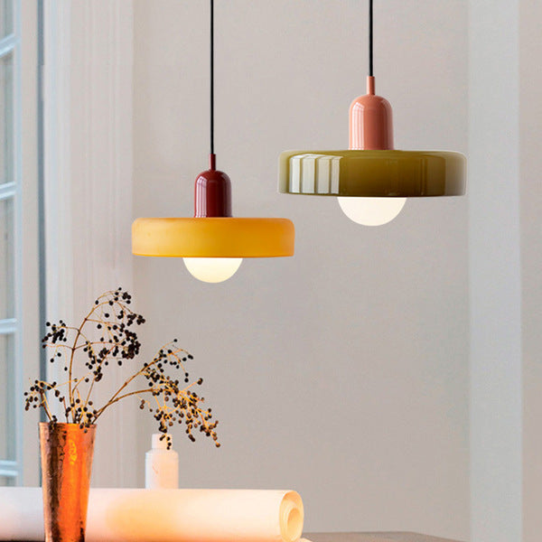 Kleurrijke Hanglamp van Glas Modern Design