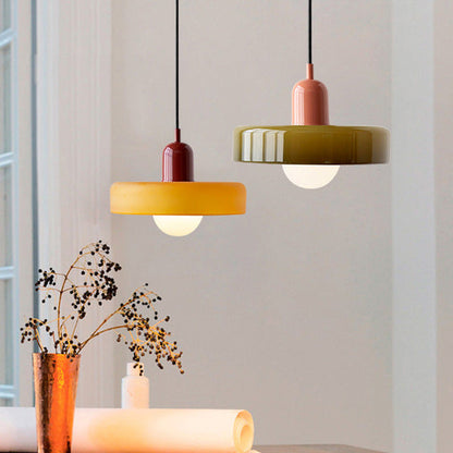 Kleurrijke Hanglamp van Glas Modern Design