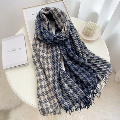 Dames Sjaal Geruit Stijlvol Warme Liora Accessoire