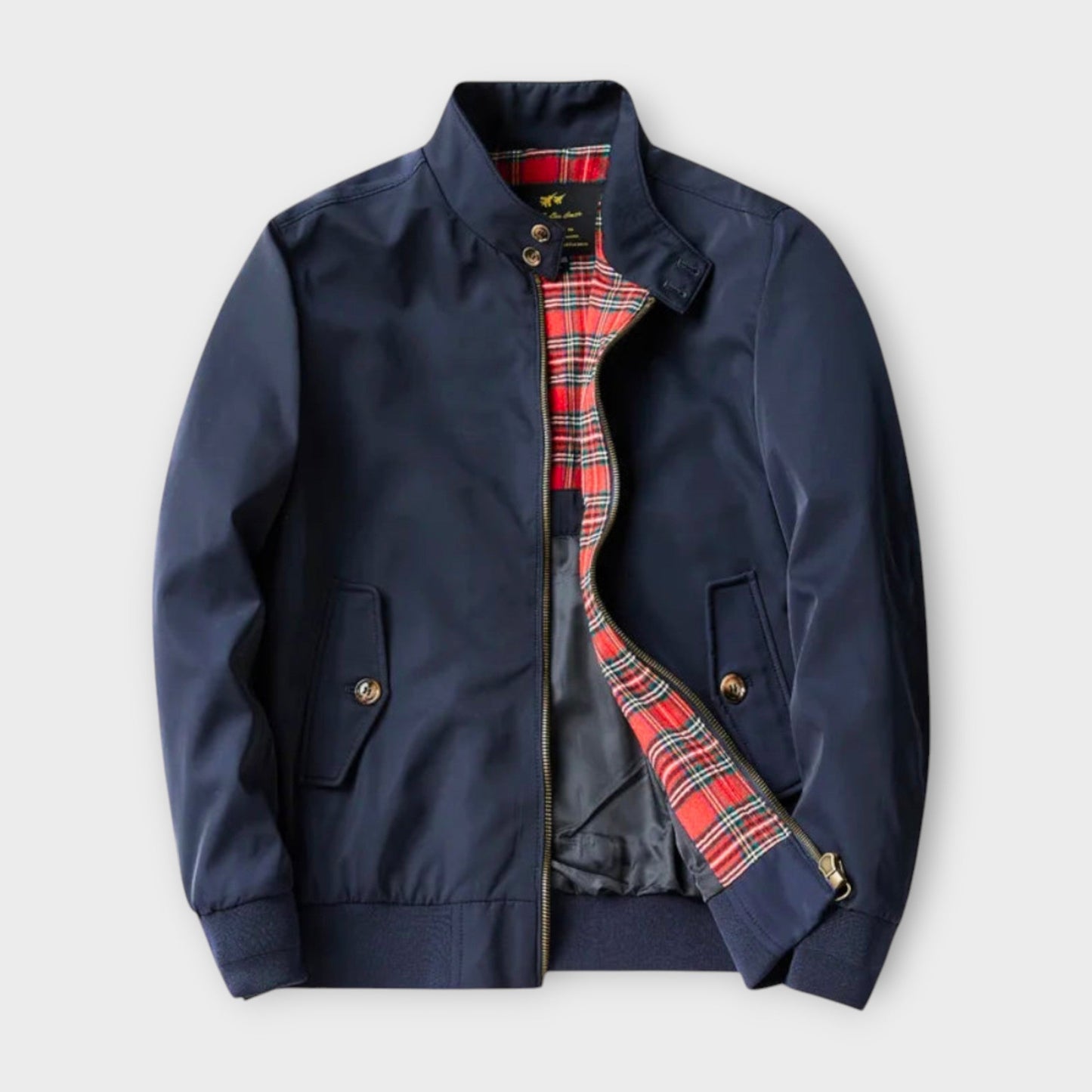 Heren Bomberjack Klassiek Leder Look