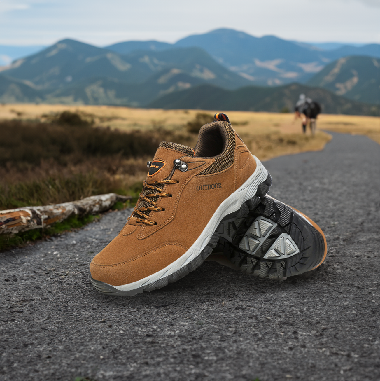 Frego Comfort Wandelschoenen voor Heren – Ondersteunende Sneakers met Antislip Zool