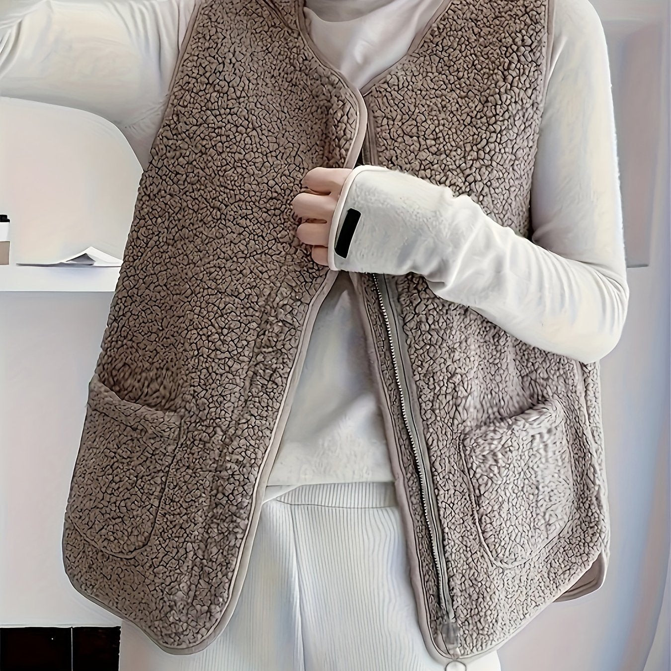 Dames Fleece Bodywarmer Warm en Zacht