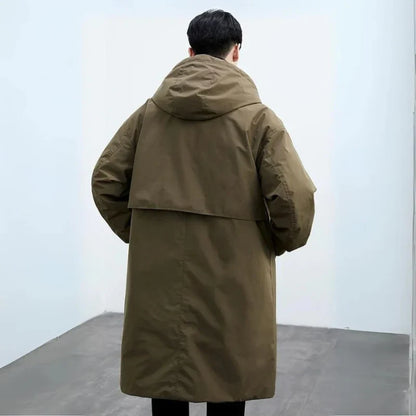 Waterdichte Heren Trenchcoat Warm en Beschermend