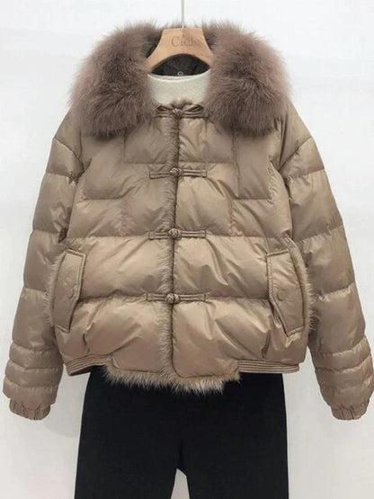 Dames Pufferjack Warm Isolerend Casual Model - Mode Vibes