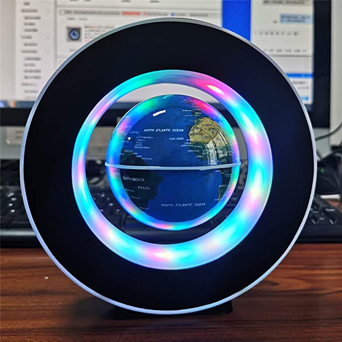 Zwevende LED Wereldbol Lamp Uniek Design - Mode Vibes