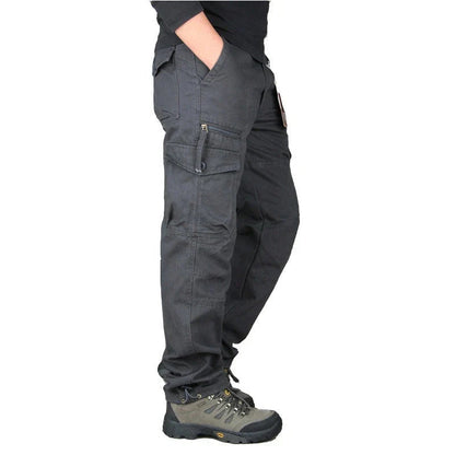 Heren Werkbroek Comfortabel met Opbergzakken en Relaxte Pasvorm - Mode Vibes