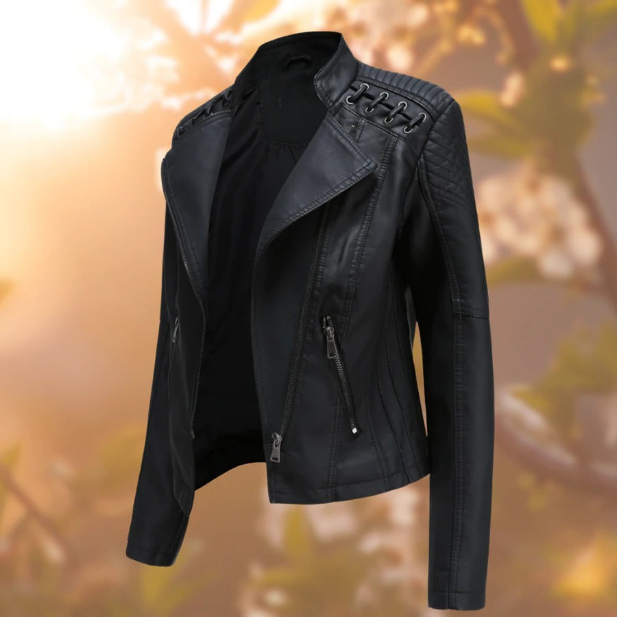 Lara | Elegante giacca di pelle da donna