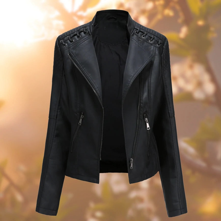 Lara | Elegante giacca di pelle da donna
