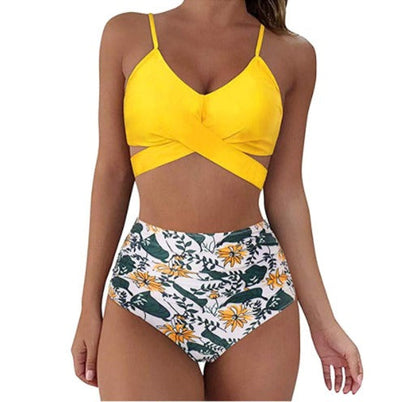 Hoge Bikini BroekSexy High Waist Badpak