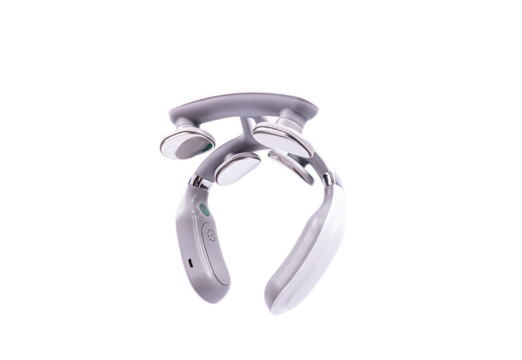 Neck Massager met Warmte en Trillingen voor Cervicale Verlichting