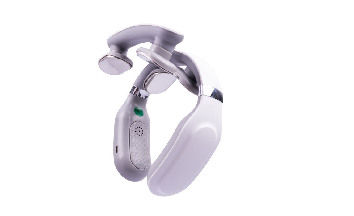 Neck Massager met Warmte en Trillingen voor Cervicale Verlichting