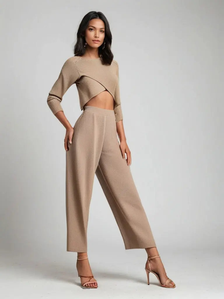 Drie-delig Comfortabel Set - Stijlvol en Zacht voor elke Dag - Mode Vibes