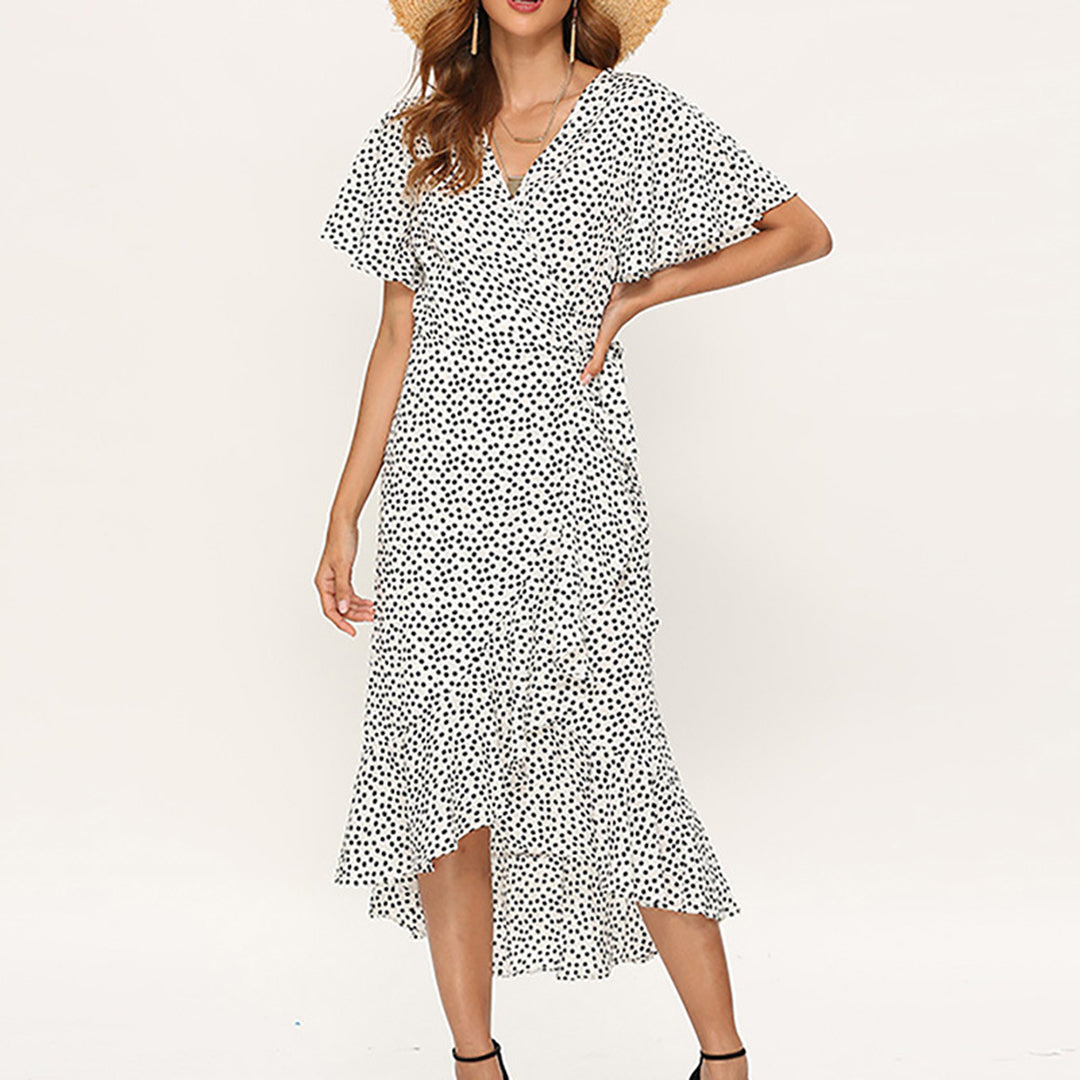 Jurk Wikkeljurk Trendy Zomerjurk