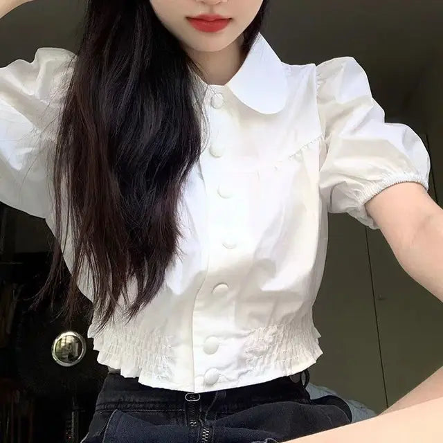 Zonnestraal Zomertop - Zomerse Vrolijkheid in Een Blouse