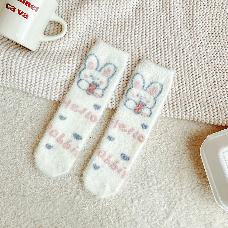 Kleurrijke Bunny Sokken Zacht en Schattig