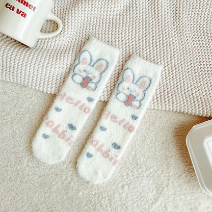 Kleurrijke Bunny Sokken Zacht en Schattig