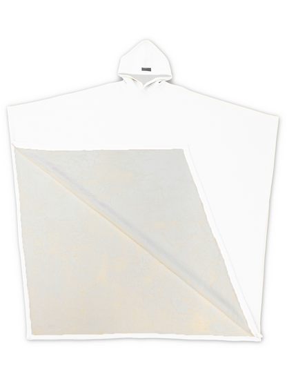 Fleece Poncho met Capuchon Luxe Warm en Zacht