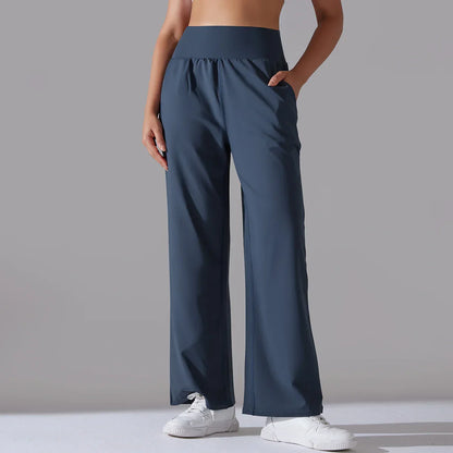 Lounge Broek Wide Leg Relaxt Zittend Dagelijks Comfort