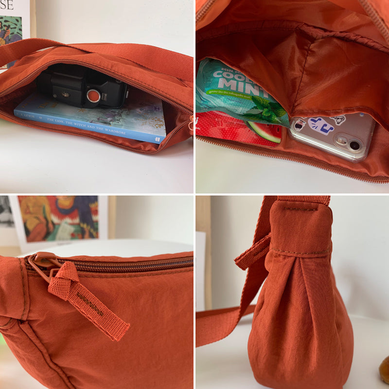 Wille Dames Handtas | Duurzaam Polyester, Casual Halve Maan Design 2