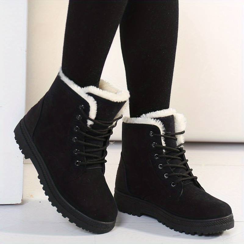 Vrouwen Winterlaarzen Zacht Suede - Mode Vibes