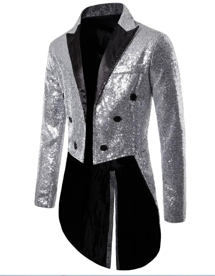 Glitterrok voor Heren met Pailletten Elegante Avondkleding - Mode Vibes
