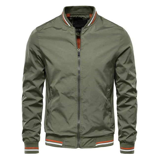 Willem Heren Bomberjack | Ademend Comfort, Gestreept Design 1